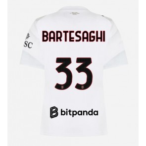 AC Milan Davide Bartesaghi #33 Udebanetrøje Dame 2026-27 Kortærmet
